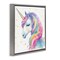 Stupell Industries Enchanted Rainbow Mane Unicorn Floating Frame, design by Creative Studio